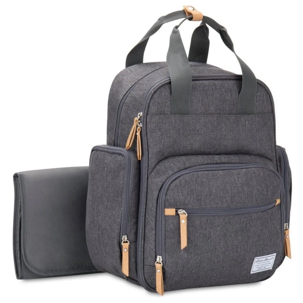 Gray Diaper Backpack